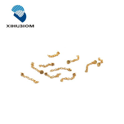 Phụ kiện chỉnh nha lớp II Bối hình tròn lưới nền nút lưỡi với dây chuyền