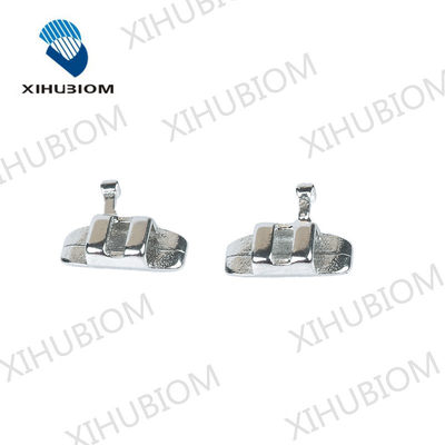 Một lớp phụ kiện nha khoa hình chữ nhật cơ sở lưỡi vỏ với móc