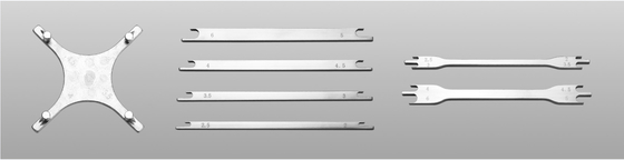 OEM / ODM Công cụ chỉnh nha kim loại Bracket Position Gauge